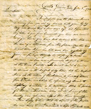 The Filson Historical Society letter